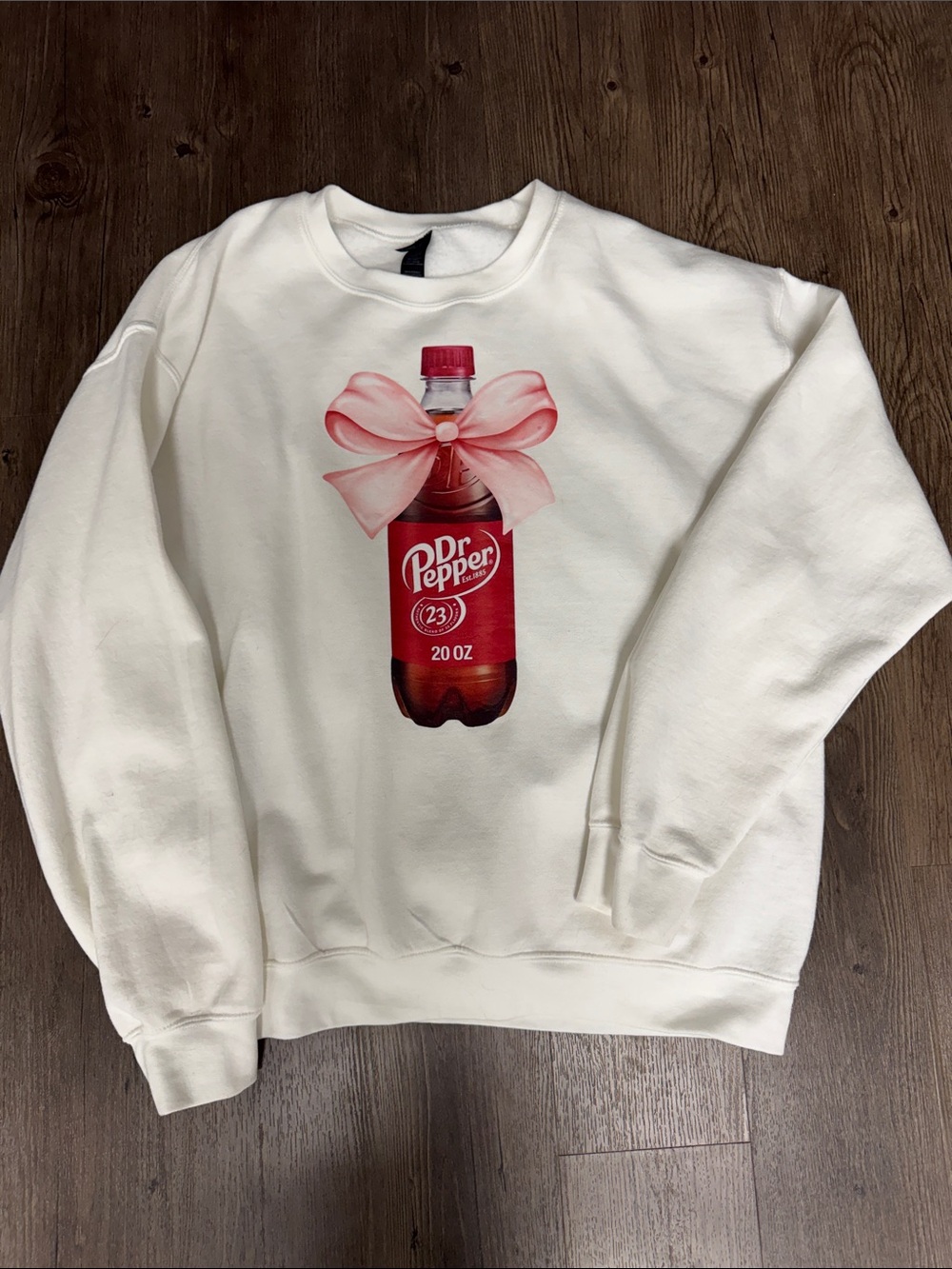 Custom made Dr. Pepper crewneck